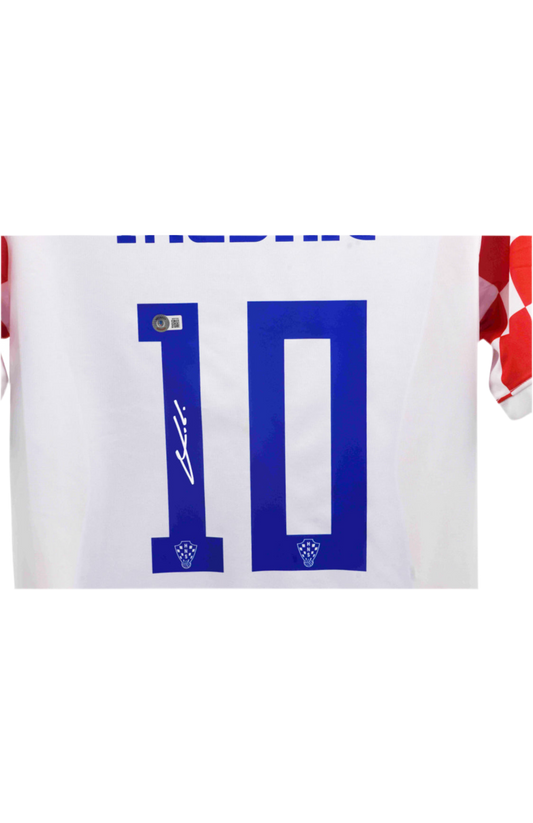 Luka Modric Signed Croatia Jersey