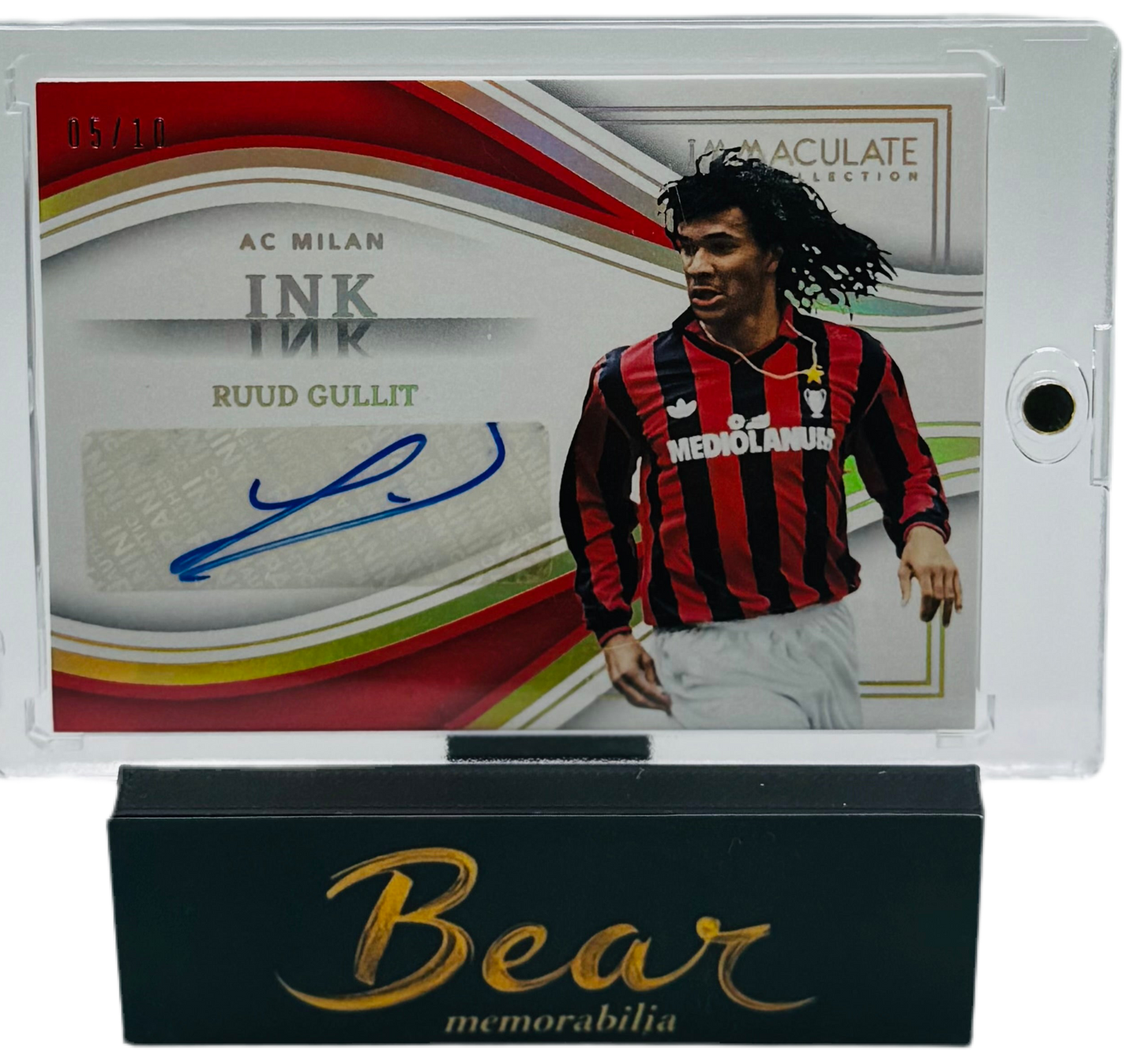 Ruud Gullit 2023-24 Immaculate Collection Ink Gold #IKRG
