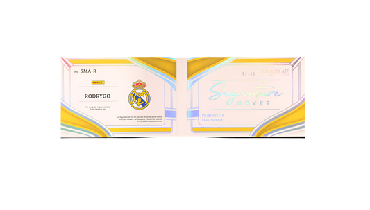 Rodrygo 2023-24 Immaculate Collection Signature Moves Autograph Booklets #1