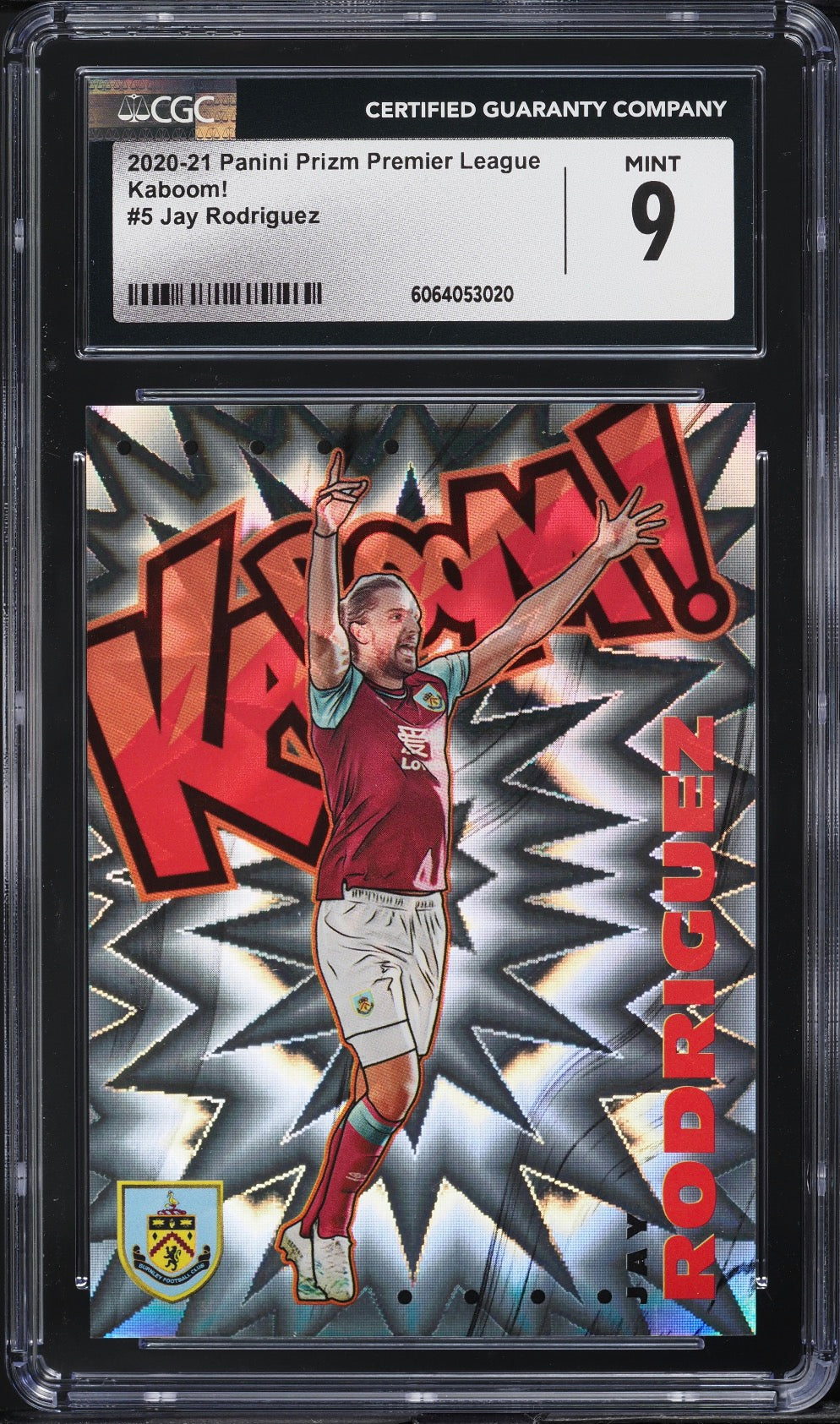 2020 Panini Prizm Premier League Kaboom Jay Rodriguez #5
