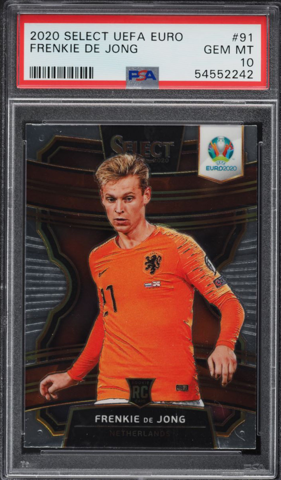2020 Select Terrace UEFA Euro Frenkie De Jong ROOKIE #91