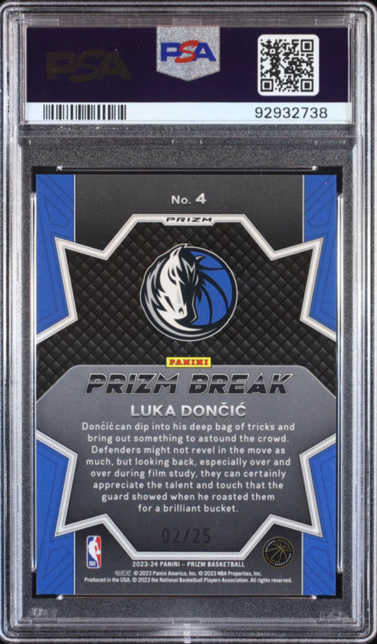 Luka Doncic 2023-24 Panini Prizm Prizm Break Prizms Mojo #4