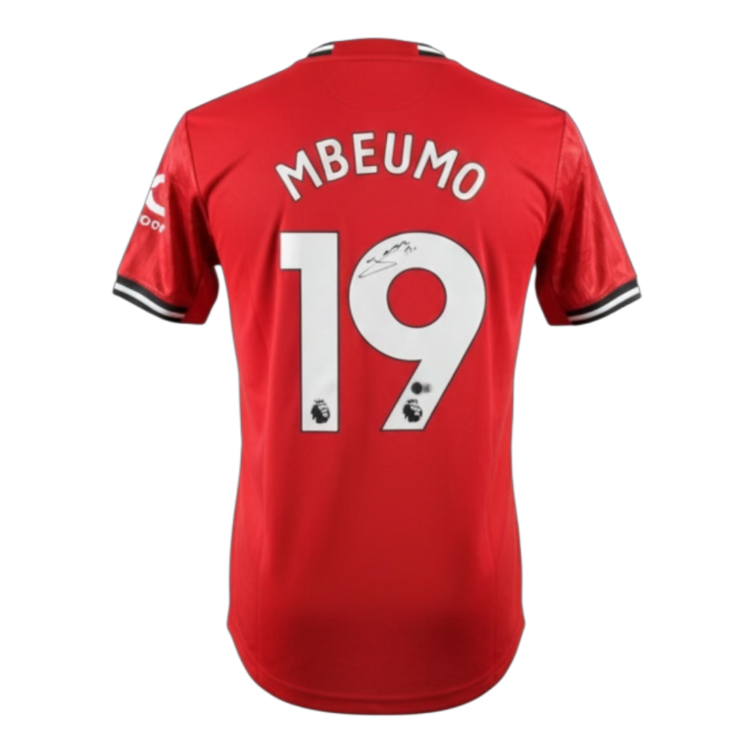 BRYAN MBEUMO Signed Manchester United