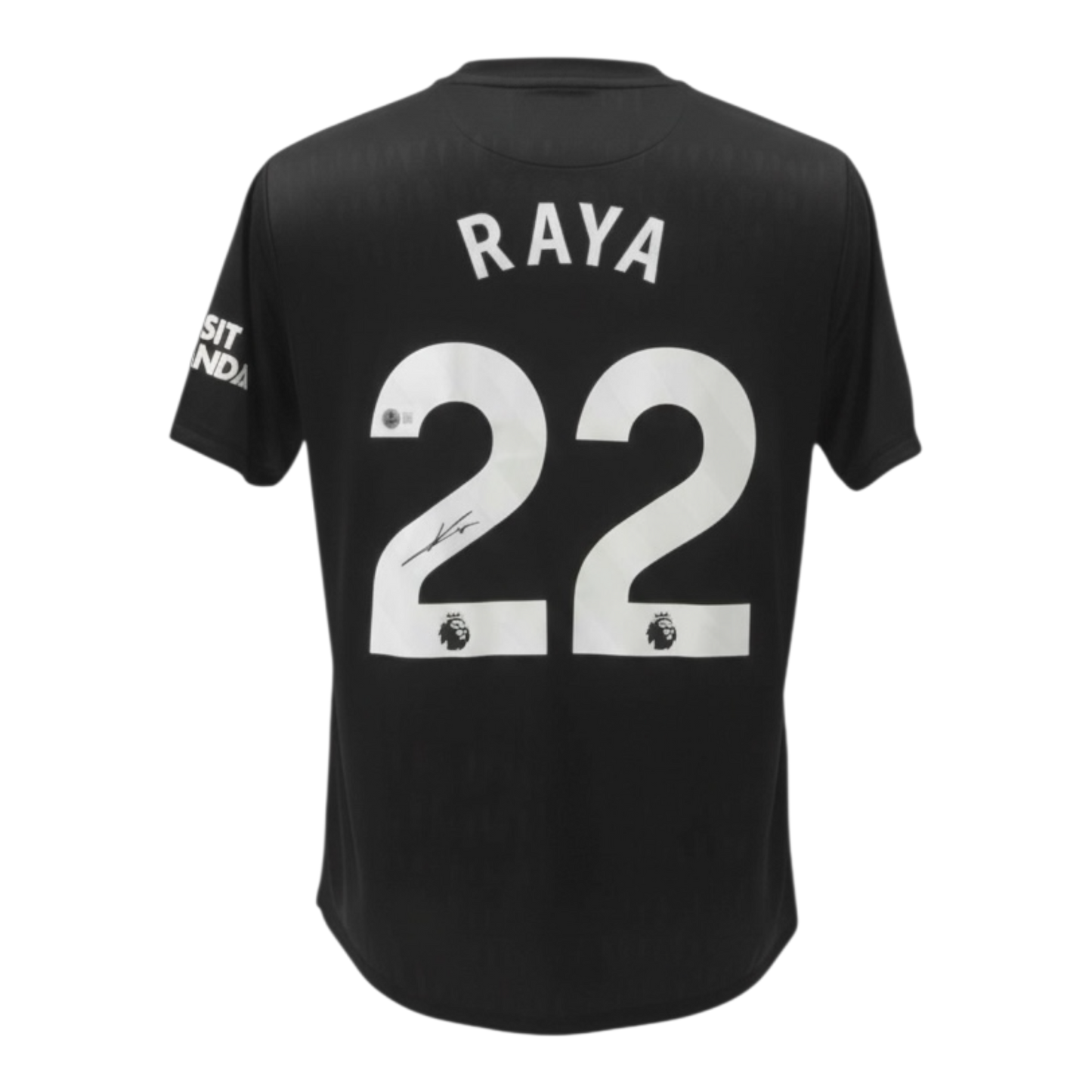 David Raya SIgned Arsenal Adidas Authentic Jersey