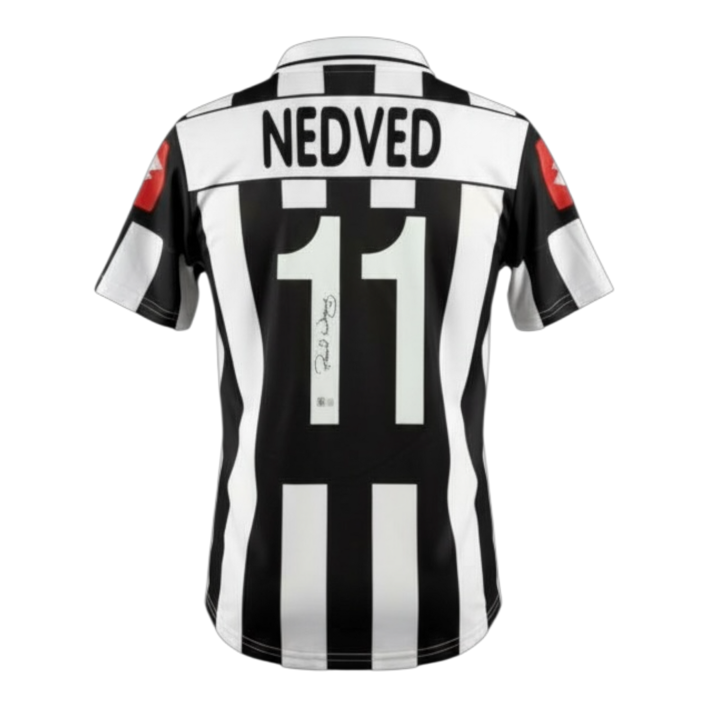 Pavel Nedved Signed Juventus FC Lotto Authentic Jersey (Beckett)