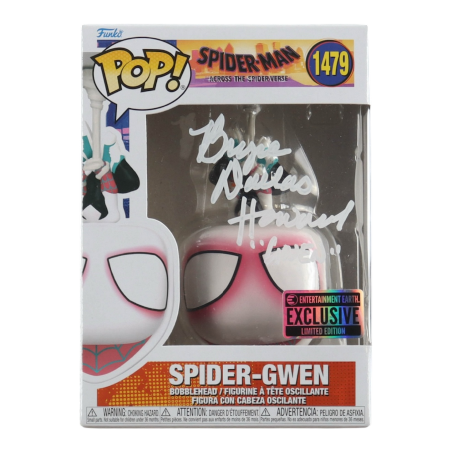 Bryce Dallas Howard Signed "Spider-Man: Across The Spider-Verse" funko