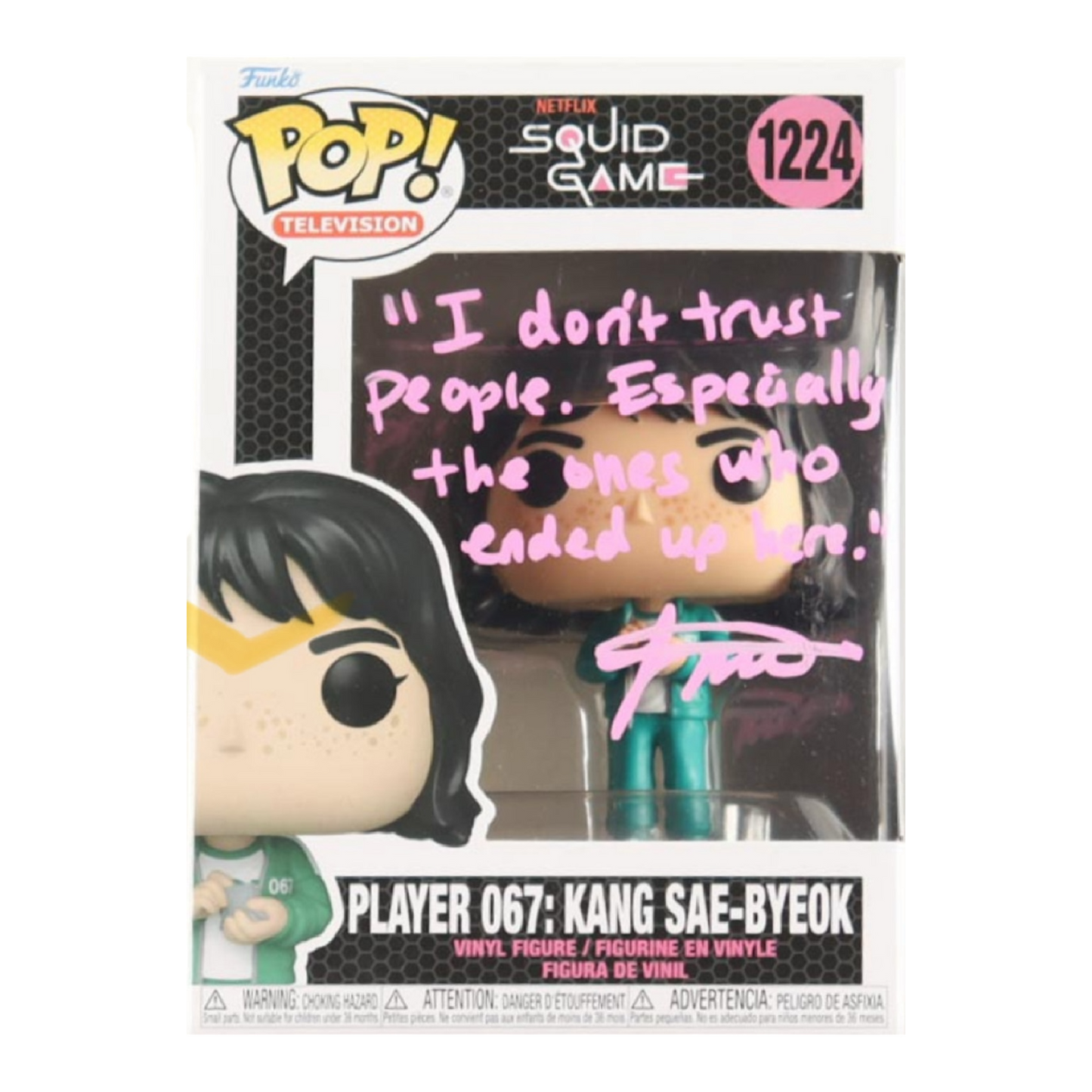 Vivian Lu Signed "Squid Game" #1224 Player 067: Beckett