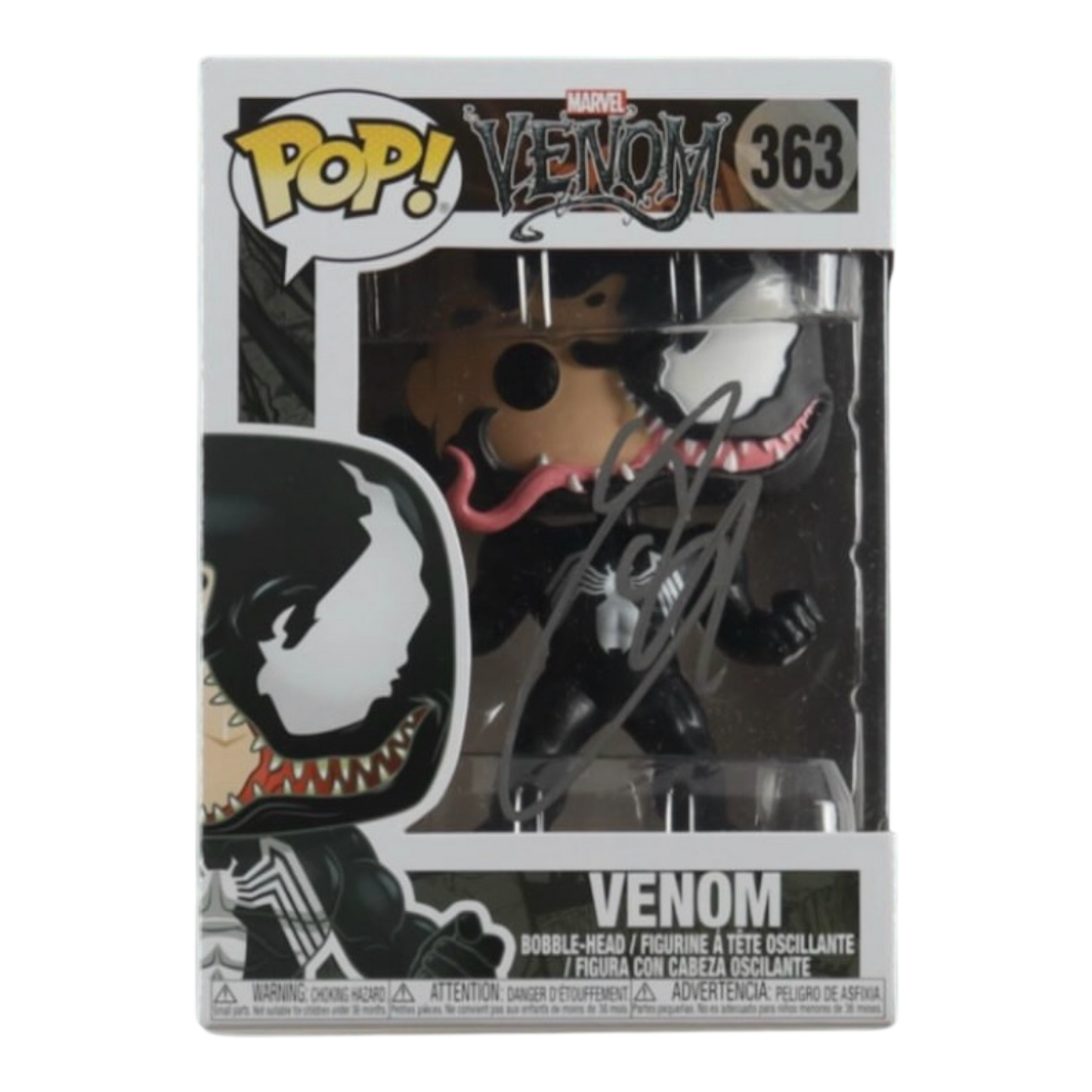 Tom Hardy Signed "Venom" #363 Venom Bobble-Head Funko (AWM)