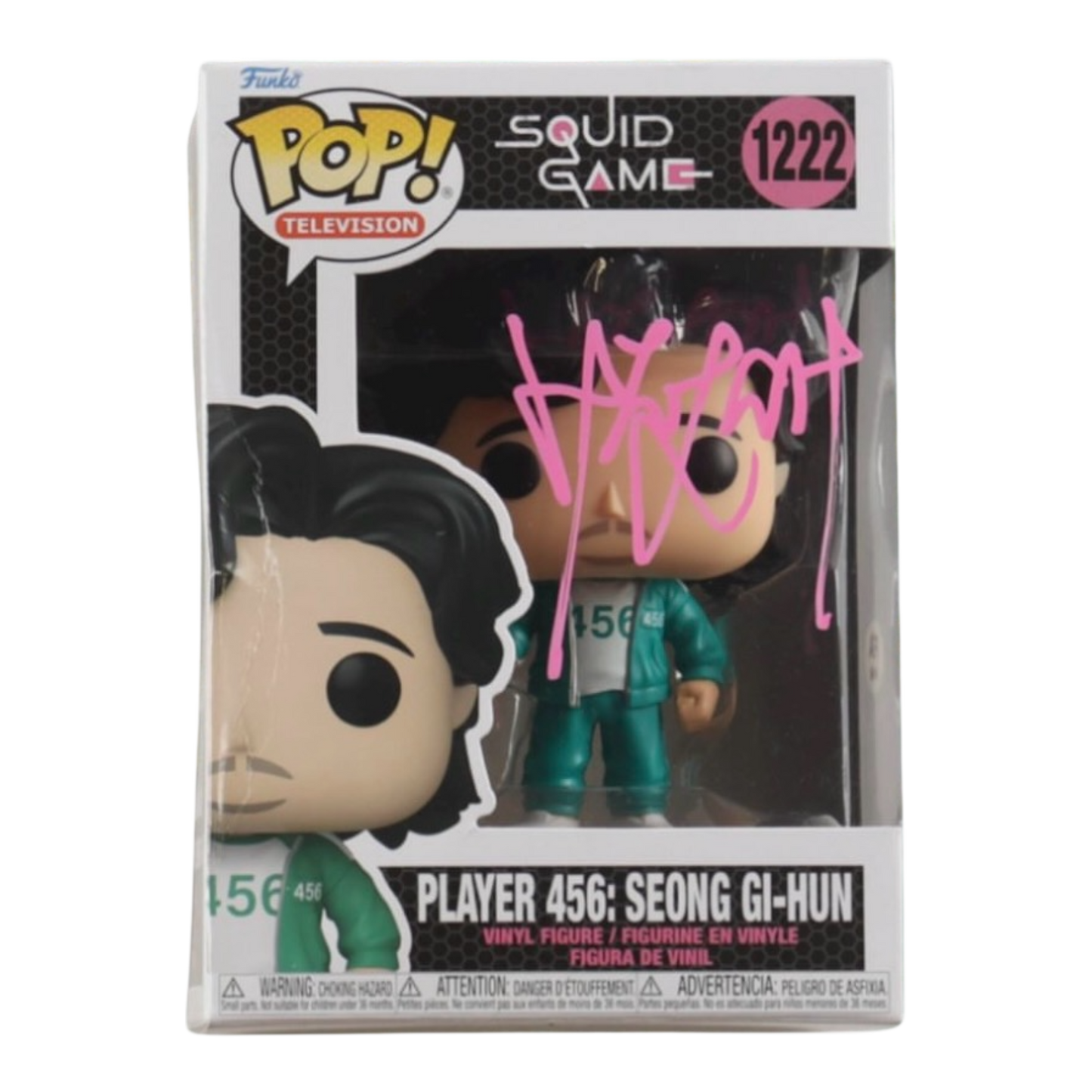 Lee Jung-Jae Signed "Squid Game" #1222 Player 456: Seong Gi-Hun Funko (PSA)
