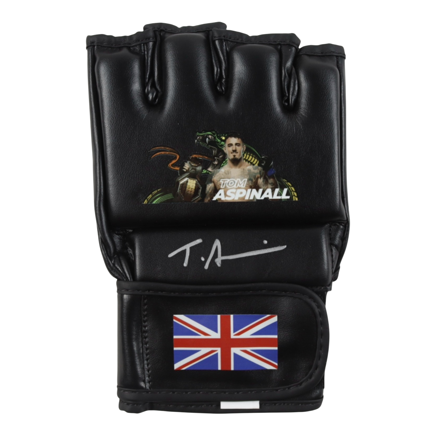 Tom Aspinall Signed Custom Great Britain MMA Glove