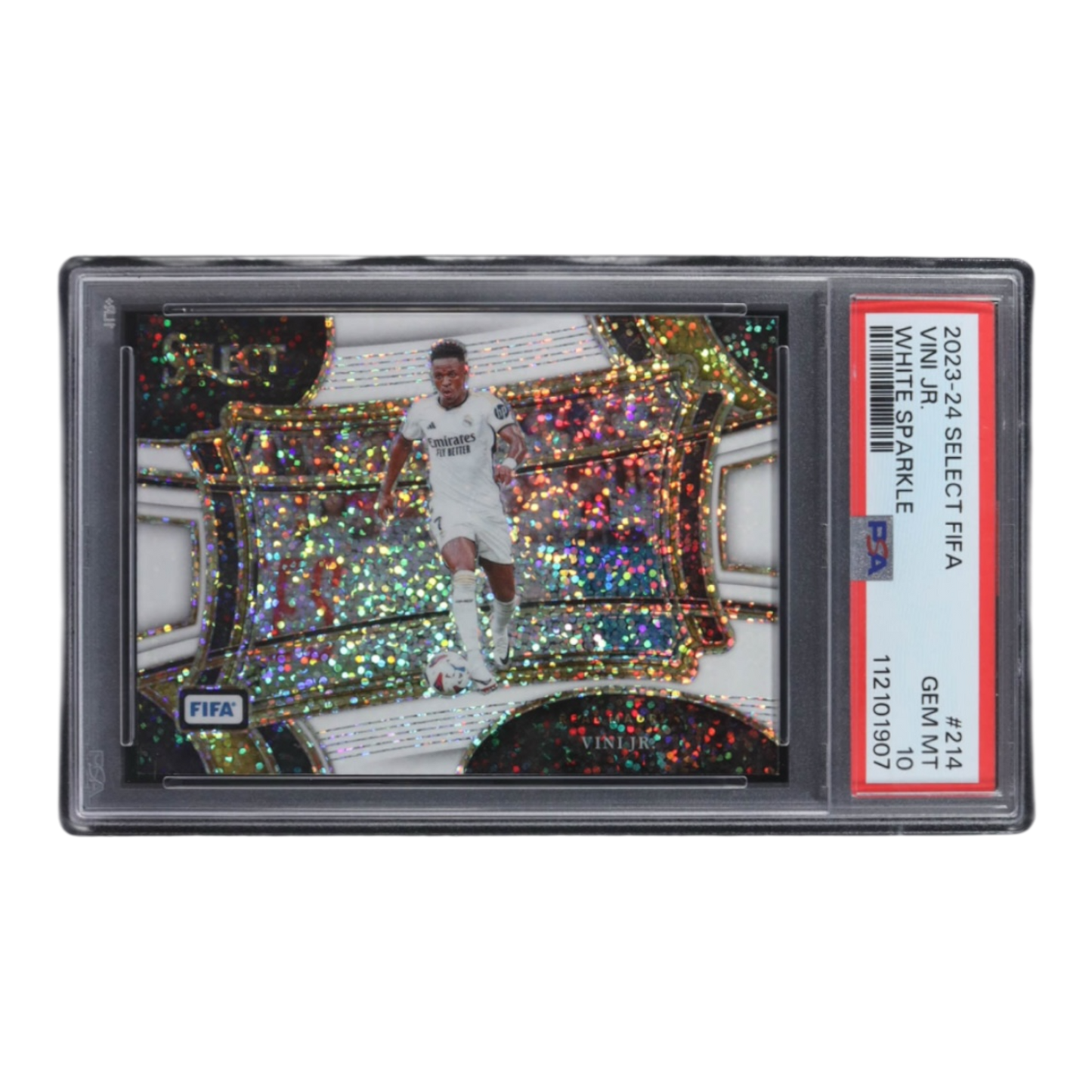 Vini Jr. 2023-24 Select FIFA White Sparkle #214