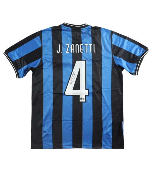 Javier Zanetti Signed Inter Milan Nike Authentic Jersey