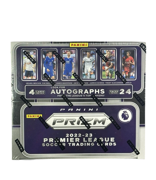 2022-23 Panini Prizm Premier League EPL Soccer Retail Box With (24) Packs