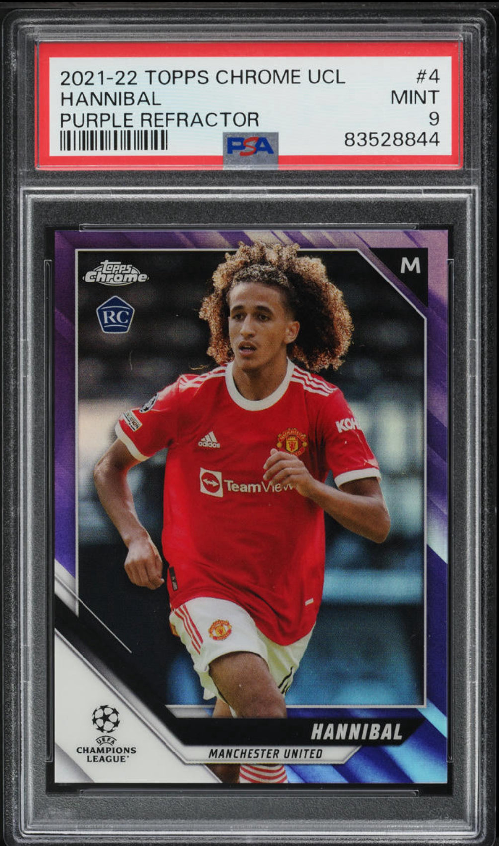2021 Topps Chrome UEFA Champions League Refractor Zidane Iqbal ROOKIE #102