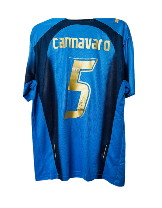 Fabio Cannavaro Signed Italy Jersey