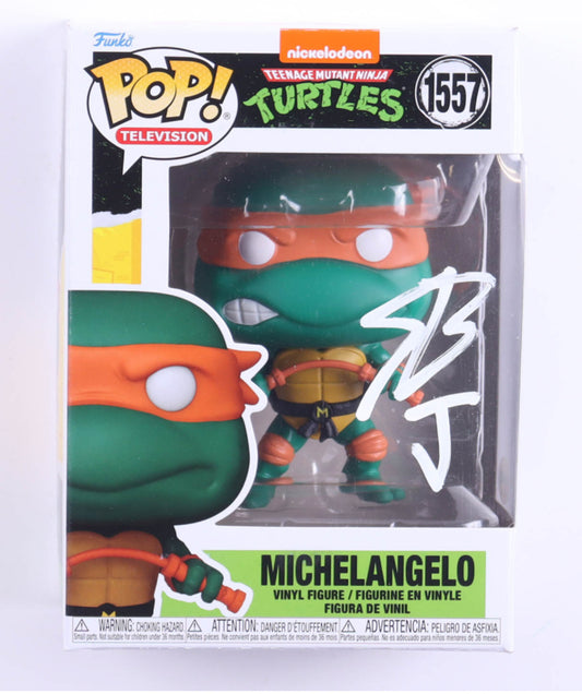 Shamon Brown Jr. Signed "Teenage Mutant Ninja Turtles" #1557 Michelangelo Funko Pop! Vinyl Figure (AutographCOA)