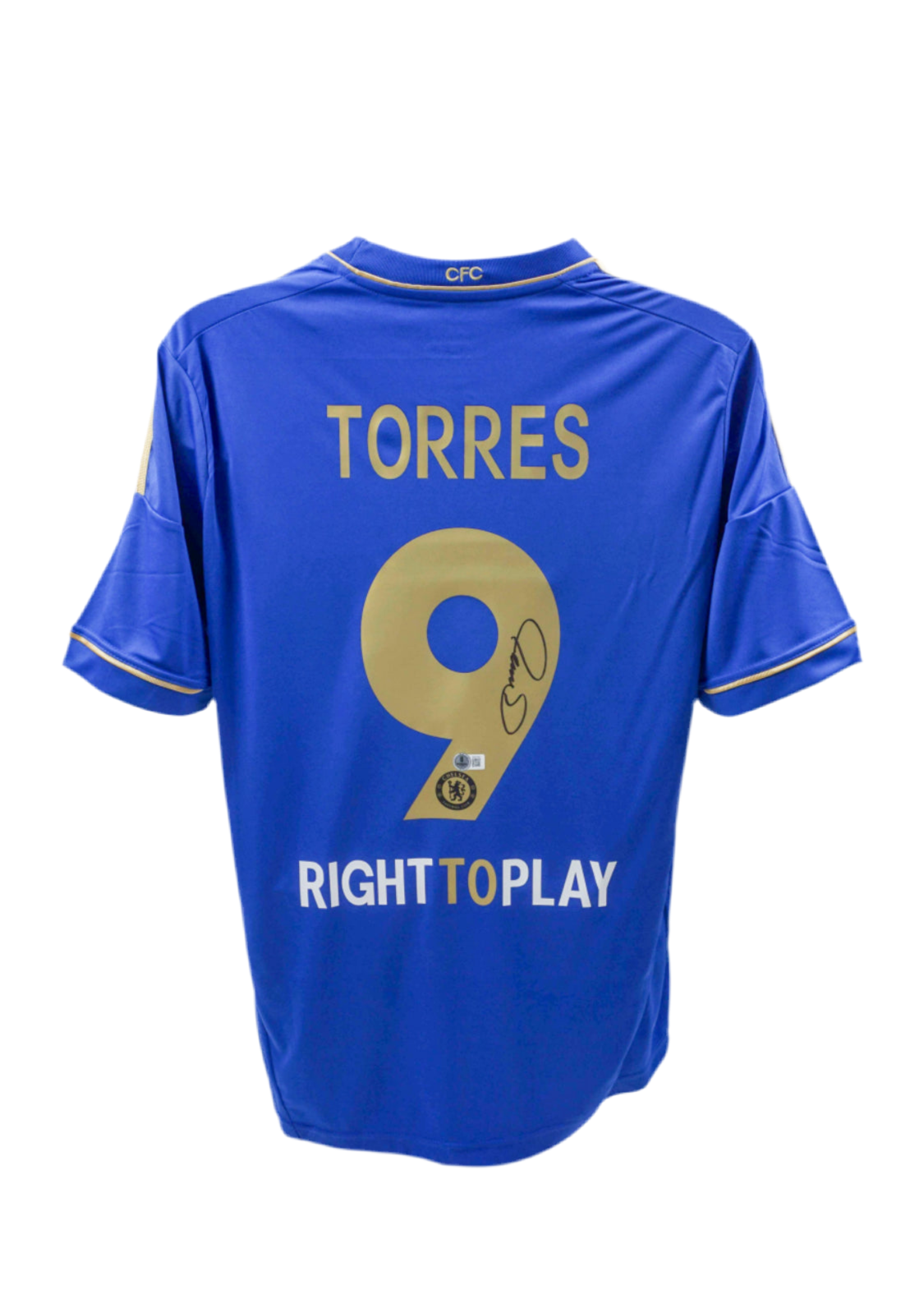 Fernando Torres Signed Chelsea Adidas Authentic Jersey