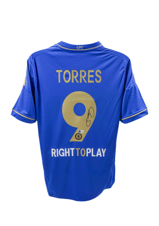 Fernando Torres Signed Chelsea Adidas Authentic Jersey