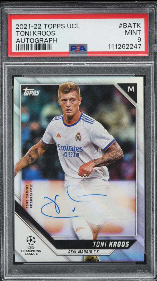 2021 Topps UEFA Champions League Toni Kroos AUTO #BA-TK