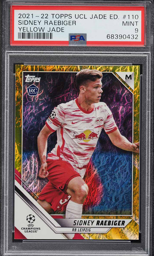 2021 Topps UEFA Jade Edition Yellow Jade Sidney Raebiger