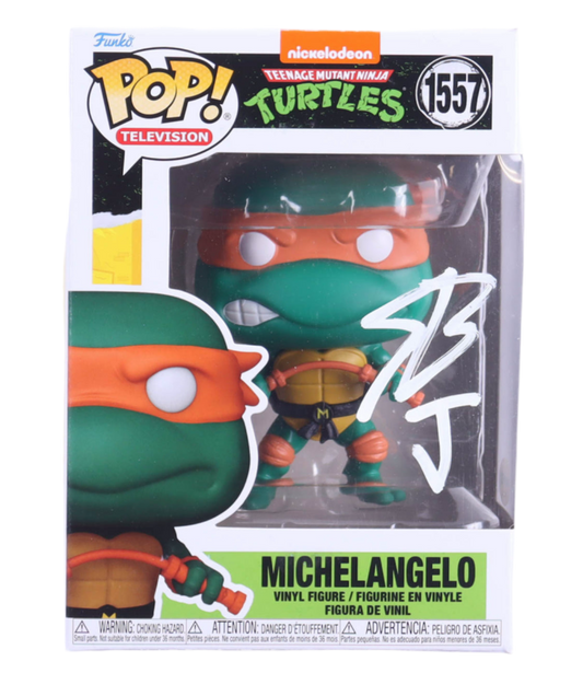 Shamon Brown Jr. Signed "Teenage Mutant Ninja Turtles" #1557 Michelangelo Funko Pop! Vinyl Figure (AutographCOA)