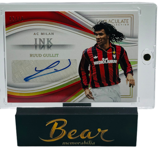 Ruud Gullit 2023-24 Immaculate Collection Ink Gold #IKRG