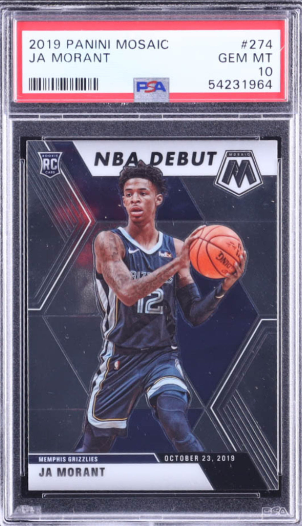 Ja Morant 2019-20 Panini Mosaic #274