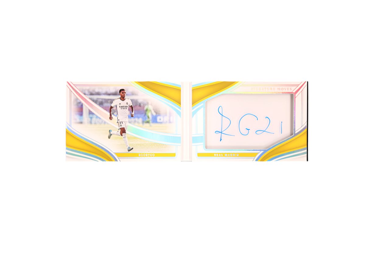 Rodrygo 2023-24 Immaculate Collection Signature Moves Autograph Booklets #1