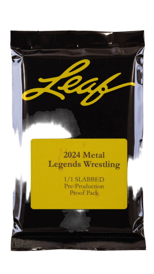 2024 Leaf Metal Legends Wrestling Slabbed #1/1 Pre-Production Proof Mystery Pack