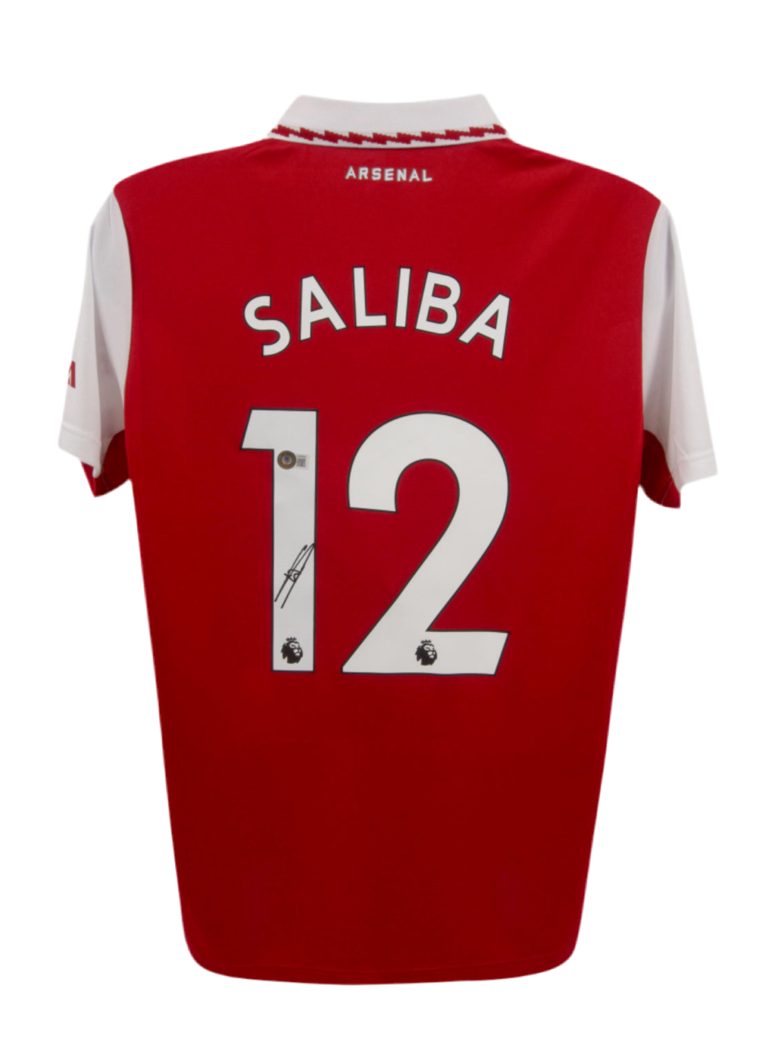 William Saliba Signed Arsenal Adidas Authentic Jersey