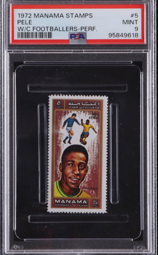 Pele 1972 Manama Stamps World Cup Footballers #5