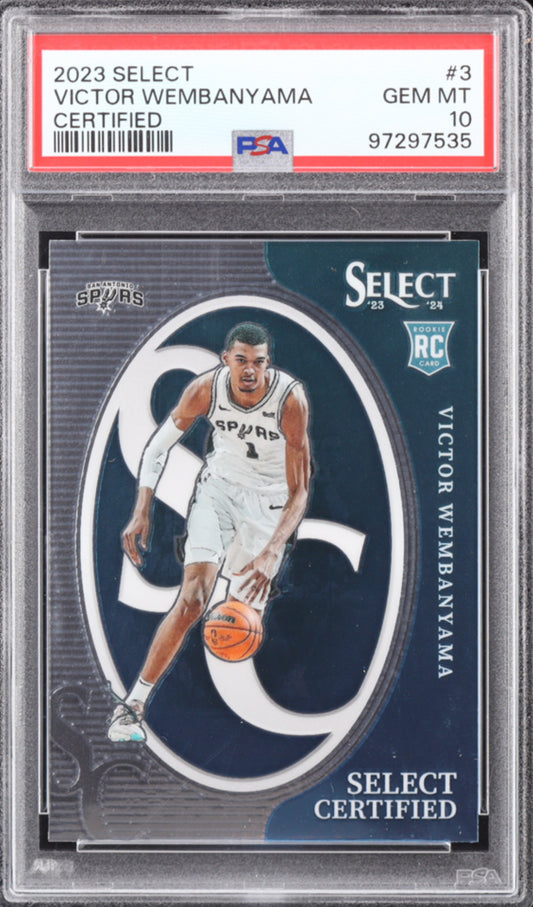 Victor Wembanyama 2023-24 Select Select Certified #3 RC