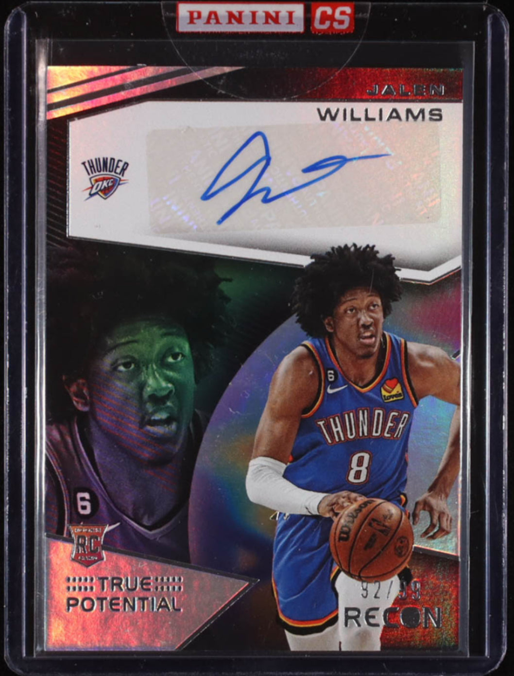 Jalen Williams 2022-23 Panini Recon True Potential Signatures #39  RC
