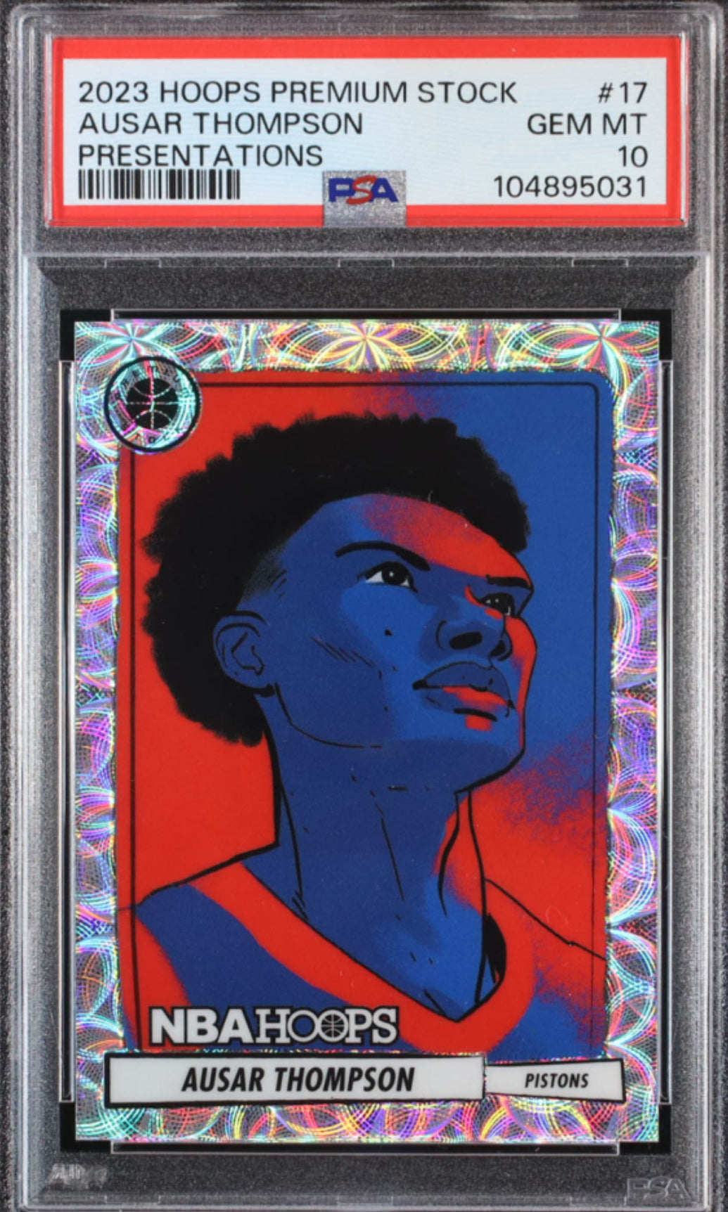 Ausar Thompson 2023-24 Hoops Premium Stock Presentations Premium #17 RC