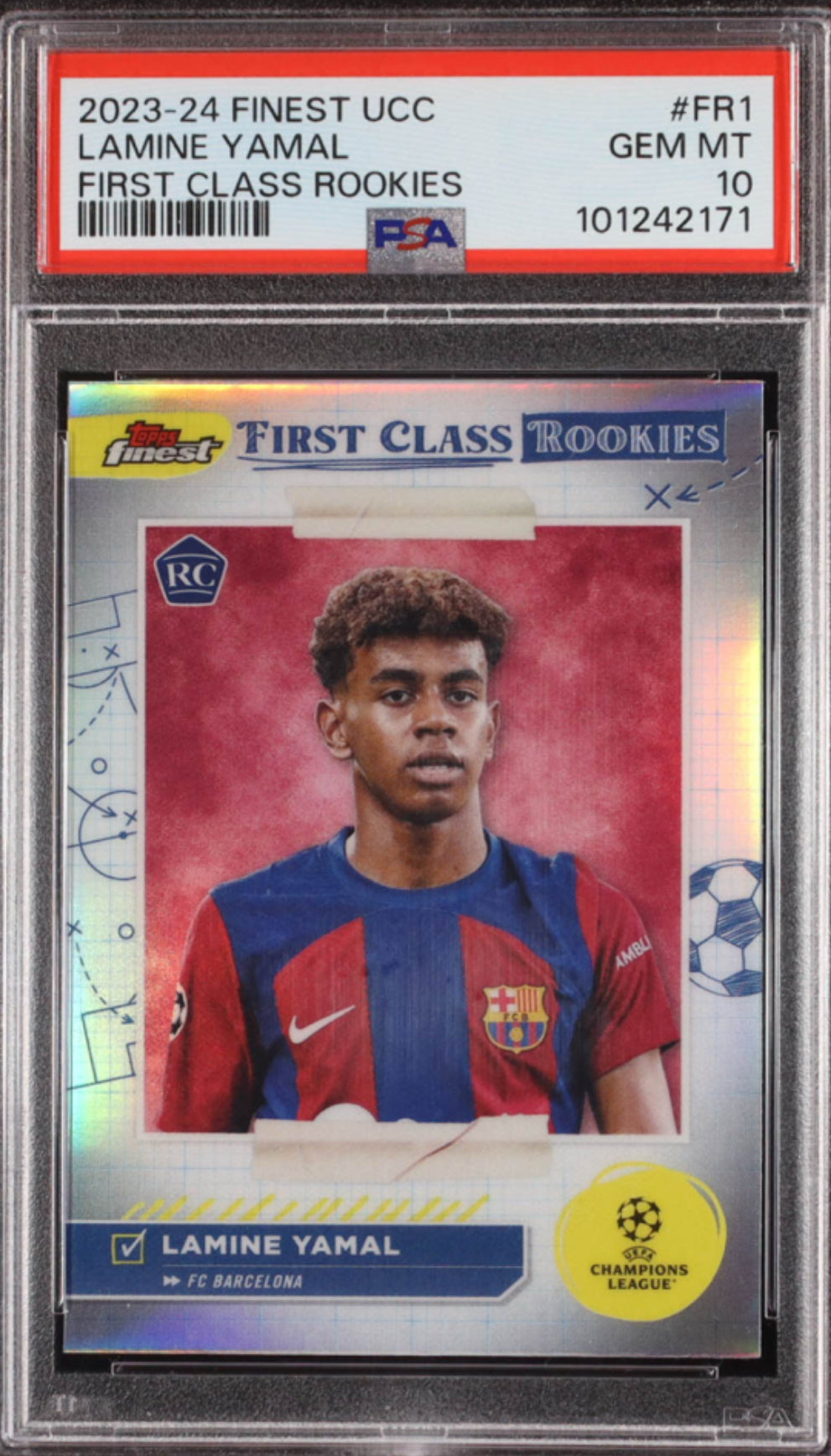 Lamine Yamal 2023-24 Finest UEFA Club Competitions First Class Rookies #FR1 RC