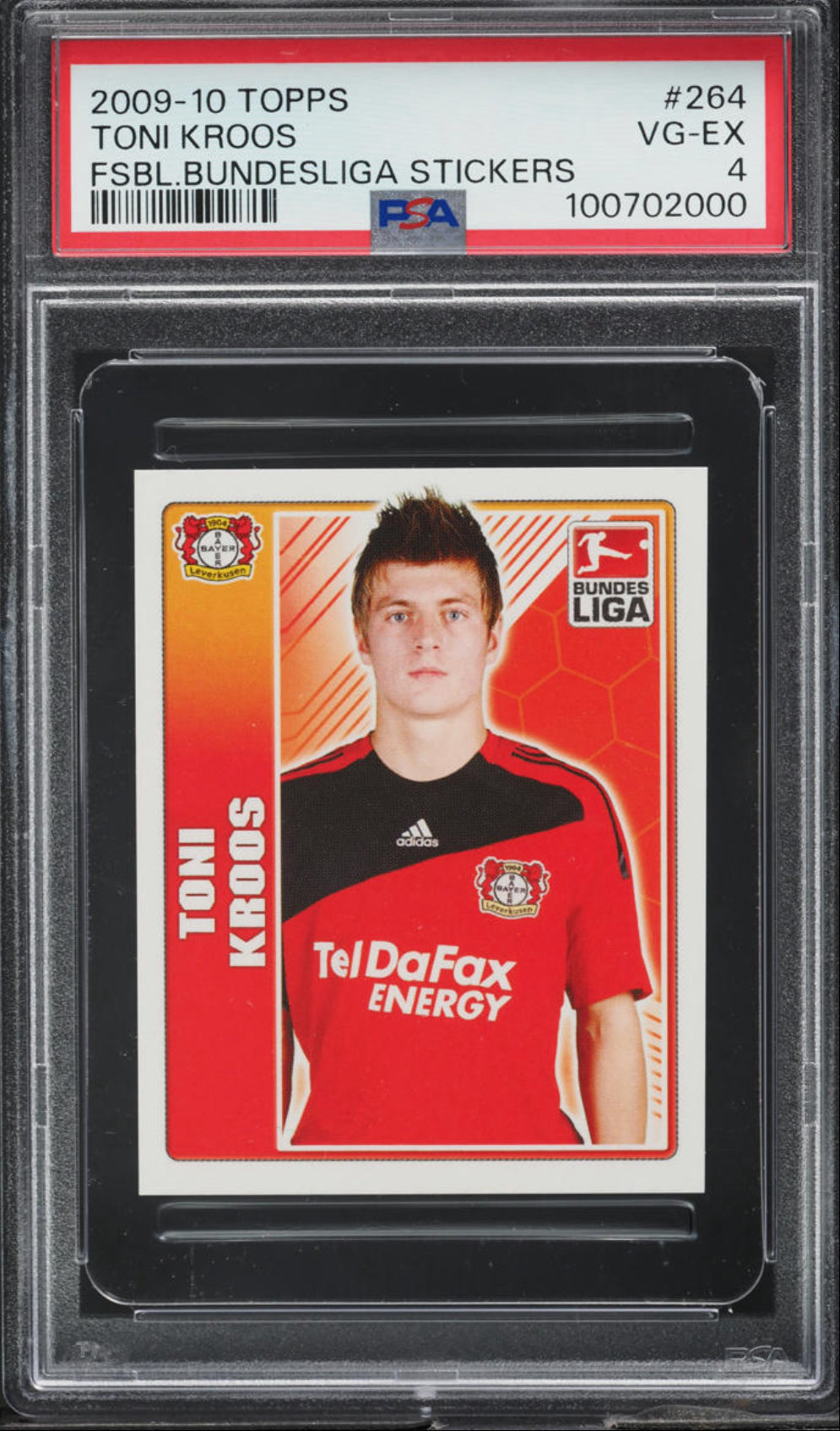 2009 Topps Fussball Bundesliga Stickers Toni Kroos ROOKIE #264
