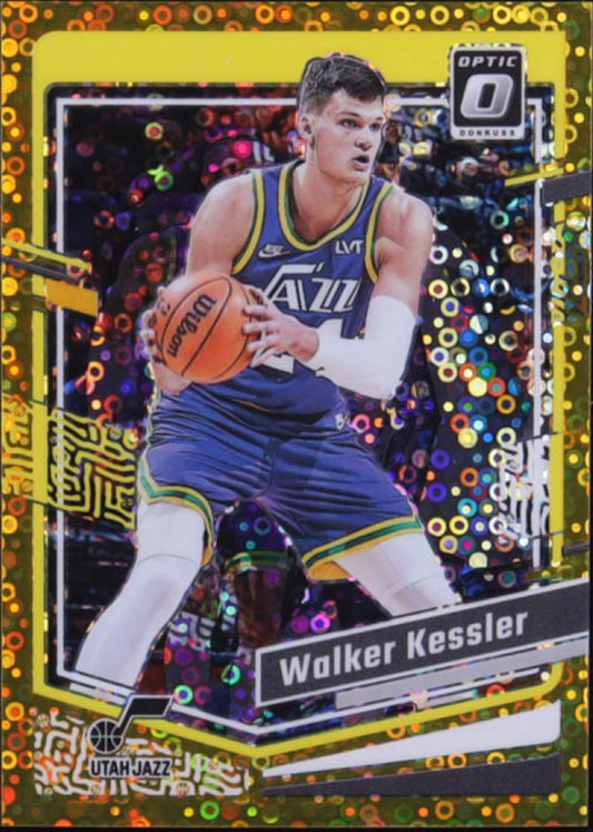 Walker Kessler 2023-24 Donruss Optic Fast Break Gold #25