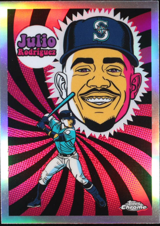 Julio Rodriguez 2023 Topps Chrome Ultra Violet All Stars #UV7