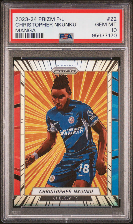 2023-24 PANINI PRIZM PREMIER LEAGUE MANGA #22 CHRISTOPHER NKUNKU