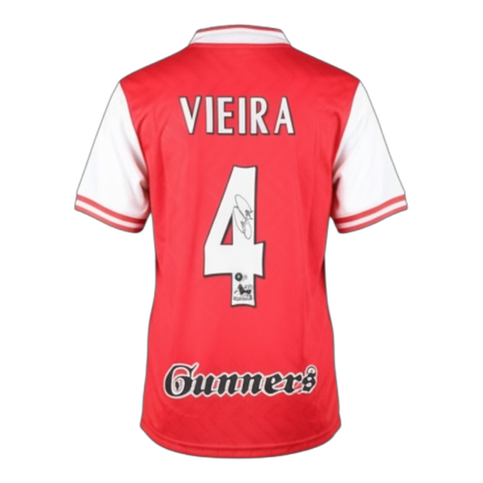 Patrick Vieira Signed Arsenal Nike Authentic Jersey