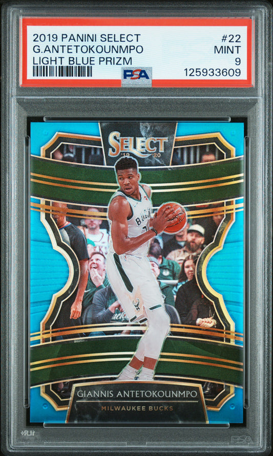 Giannis Antetokounmpo 2019-20 Select Prizms Light Blue #22