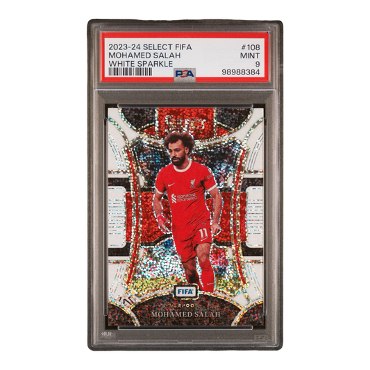2023-24 PANINI SELECT FIFA #108 MOHAMED SALAH WHITE SPARKLE