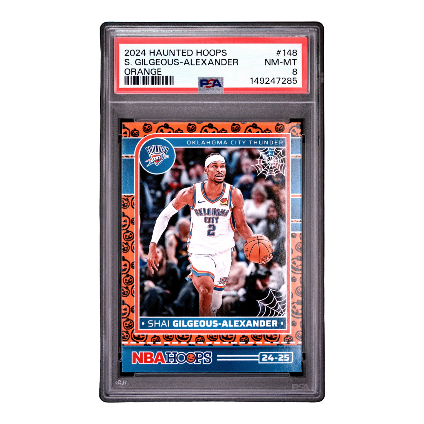 2024 PANINI HAUNTED HOOPS #148 S. GILGEOUS-ALEXANDER ORANGE