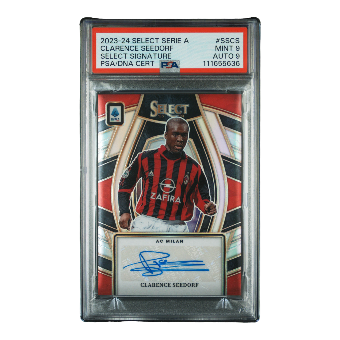 2023-24 PANINI SELECT SERIE A SELECT SIGNATURES #SSCS CLARENCE SEEDORF