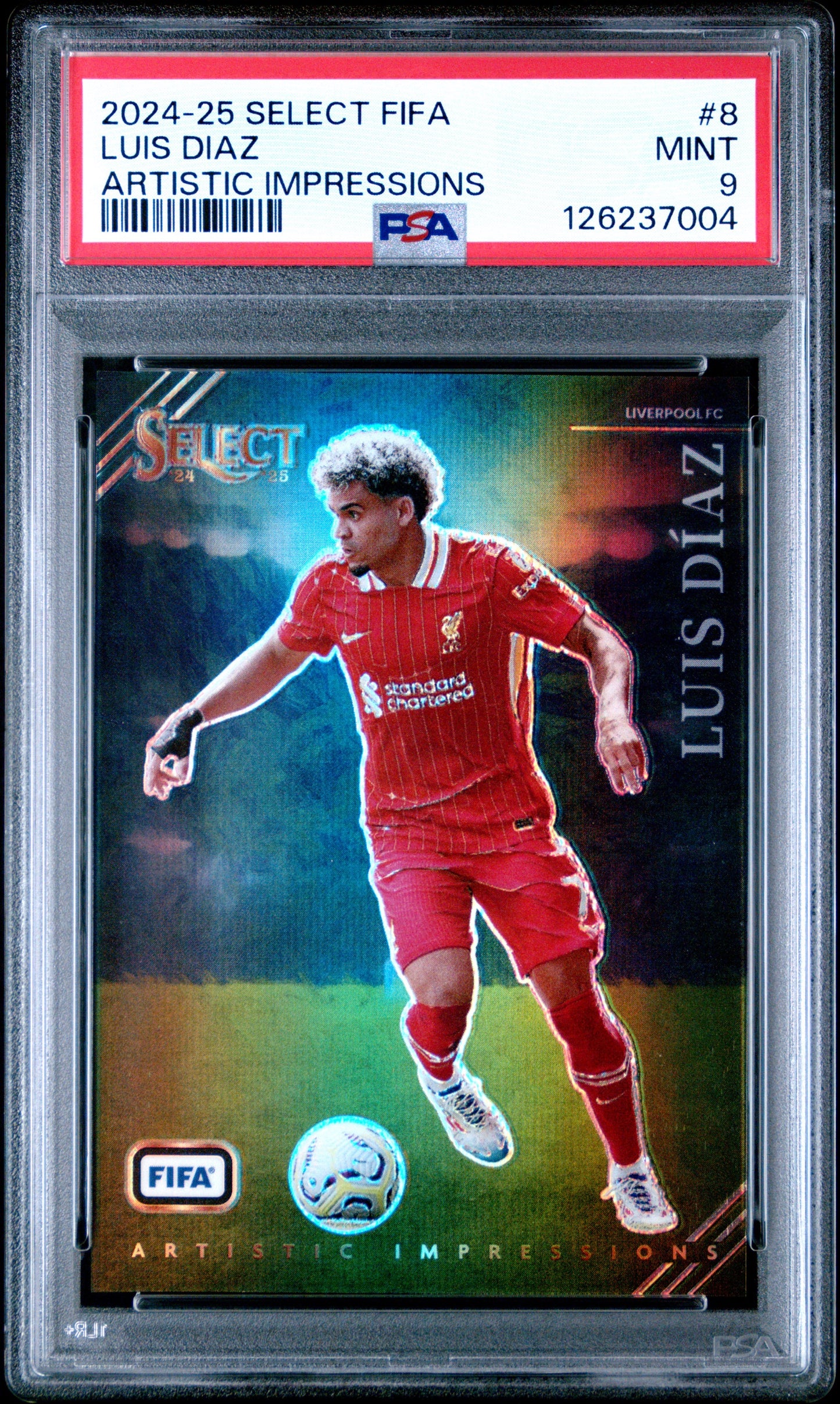 2024-25 PANINI SELECT FIFA ARTISTIC IMPRESSIONS #8 LUIS DIAZ