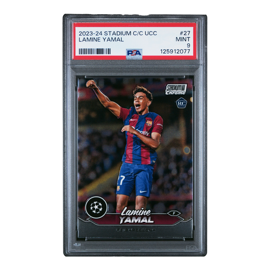 2023-24 TOPPS STADIUM CLUB CHROME UEFA CLUB COMPETITIONS #27 LAMINE YAMAL
