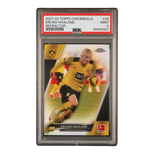 2021 TOPPS CHROME BUNDESLIGA #30 ERLING HAALAND REFRACTOR