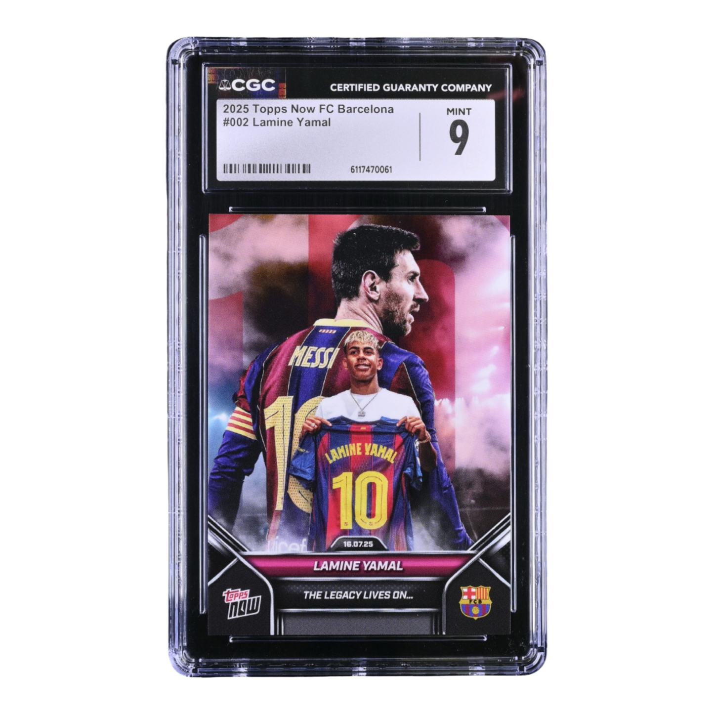 Lamine Yamal 2025 Topps Now FC Barcelona #002