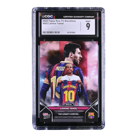 Lamine Yamal 2025 Topps Now FC Barcelona #002