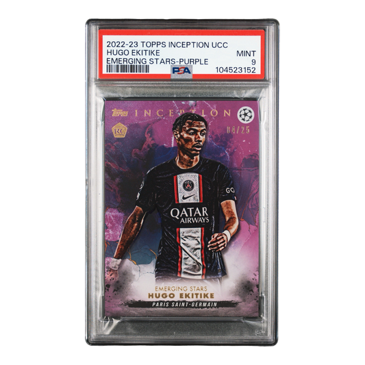 2022-23 TOPPS INCEPTION UEFA CLUB COMPETITIONS HUGO EKITIKE EMERGING STARS-PURPLE